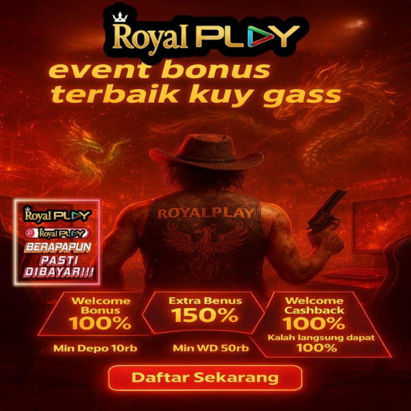 ROYALPLAY : Dimensi Game Slot Gacor Online Paling Royal di Pulau Jawa Hingga Seluruh Indonesia image 1
